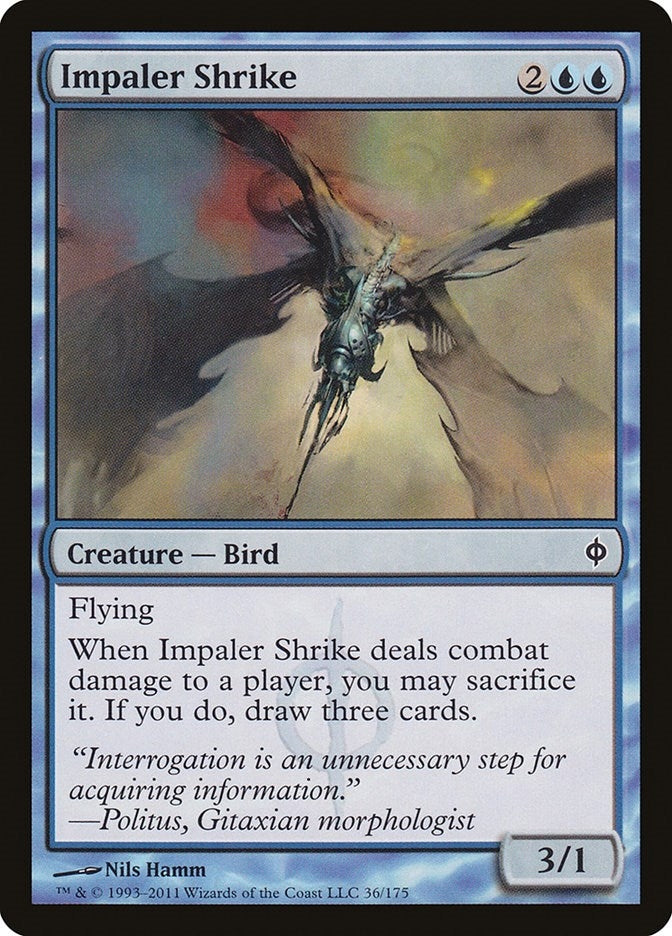 Image for Impaler Shrike (New Phyrexia) (36) - Magic: The Gathering