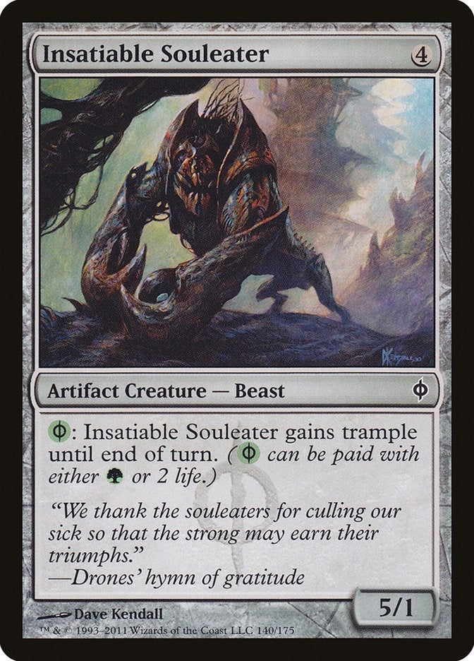 Image for Insatiable Souleater (New Phyrexia) (140) - Magic: The Gathering