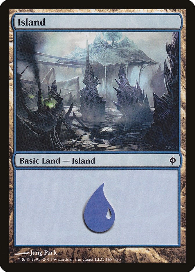 Image for Island (168) (New Phyrexia) (168) - Magic: The Gathering