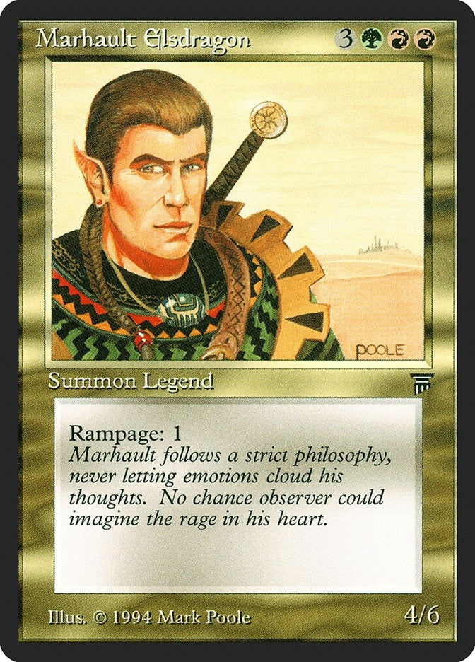 Image for Marhault Elsdragon (Legends) - Magic: The Gathering