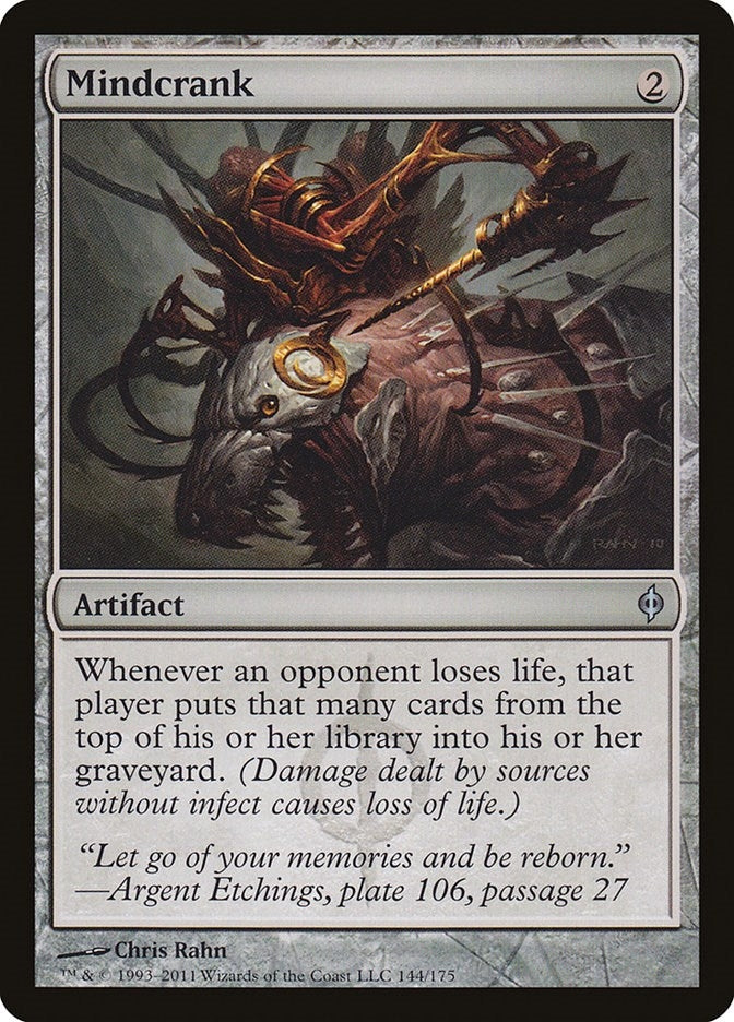 Image for Mindcrank (New Phyrexia) (144) - Magic: The Gathering
