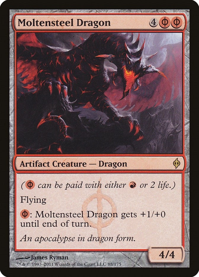 Image for Moltensteel Dragon (New Phyrexia) (88) - Magic: The Gathering