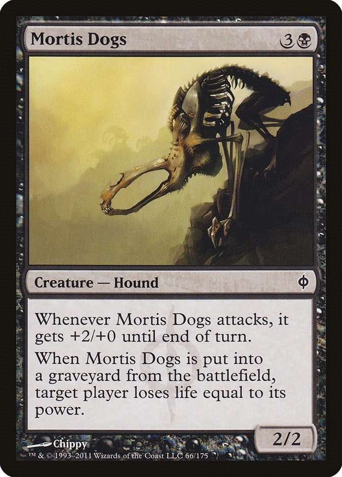Image for Mortis Dogs (New Phyrexia) (66) - Magic: The Gathering