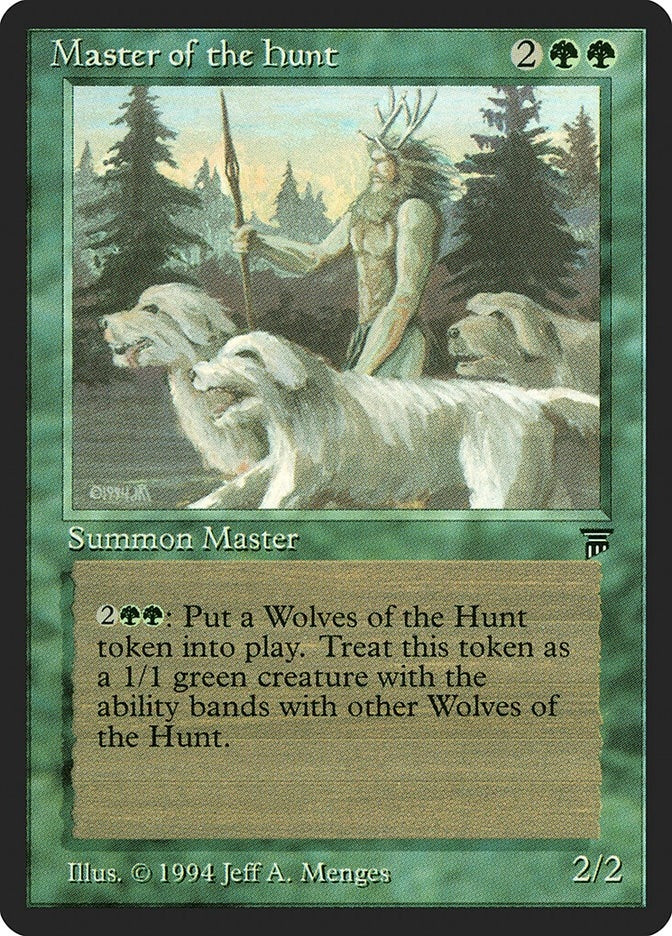 Image for Master of the Hunt (Legends) - Magic: The Gathering