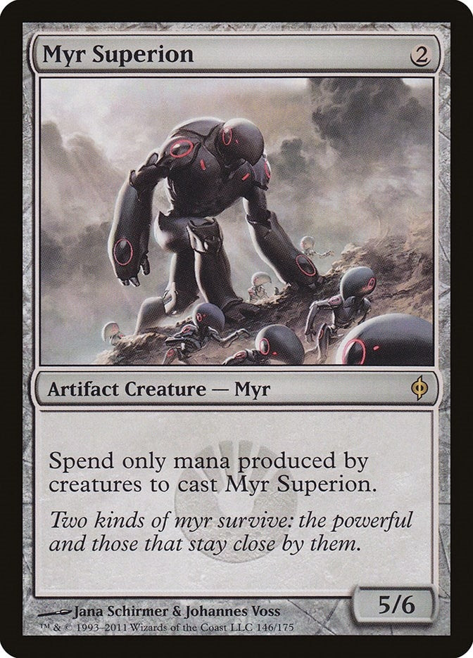 Image for Myr Superion (New Phyrexia) (146) - Magic: The Gathering