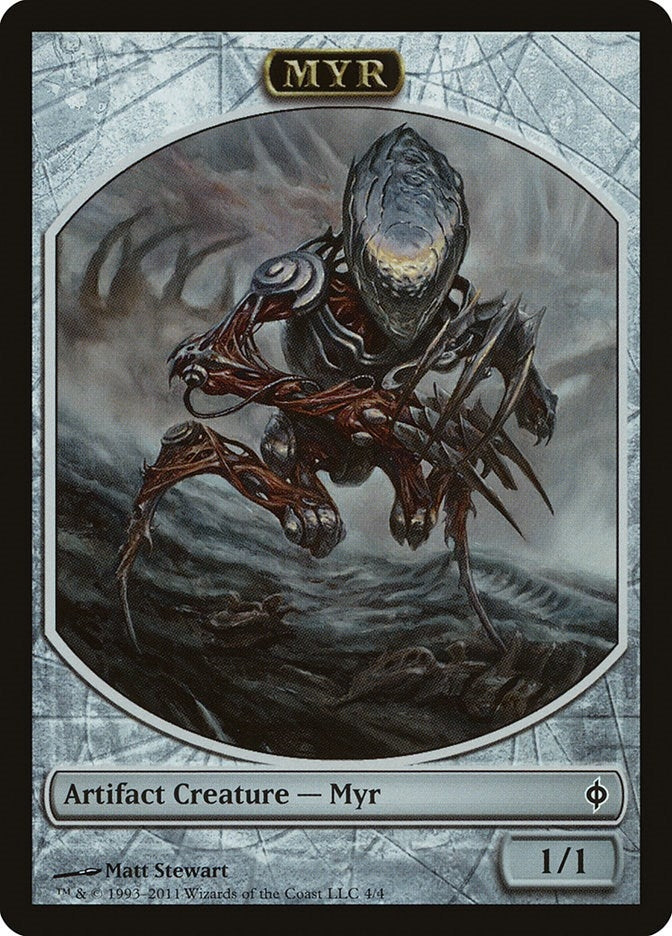 Image for Myr Token (New Phyrexia) (4) - Magic: The Gathering
