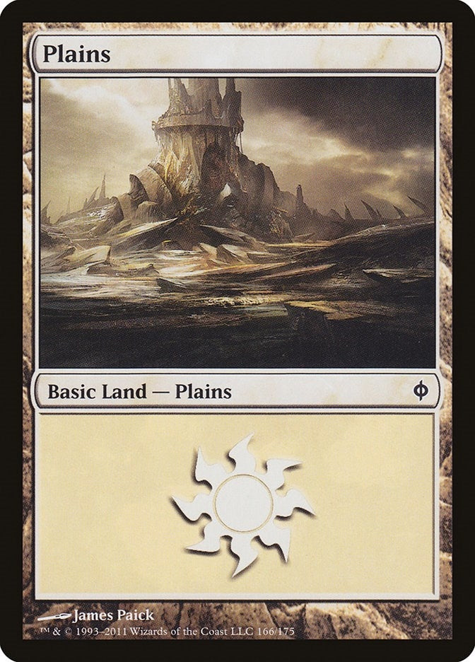 Image for Plains (166) (New Phyrexia) (166) - Magic: The Gathering