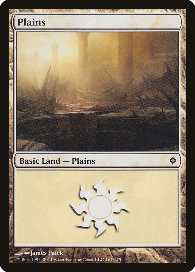 Image for Plains (167) (New Phyrexia) (167) - Magic: The Gathering