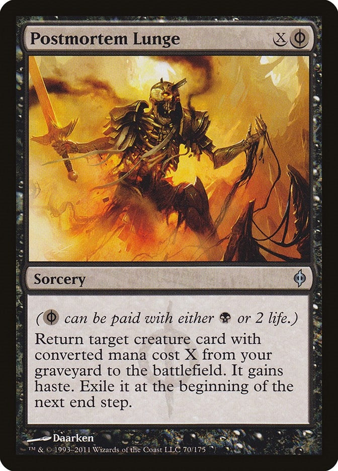 Image for Postmortem Lunge (New Phyrexia) (70) - Magic: The Gathering