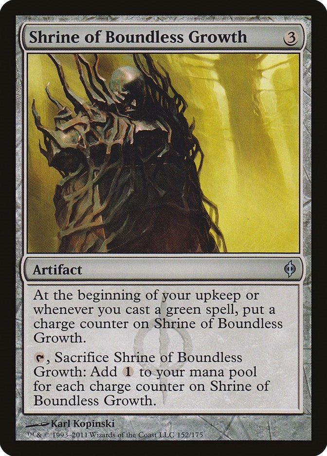 Image for Shrine of Boundless Growth (New Phyrexia) (152) - Magic: The Gathering