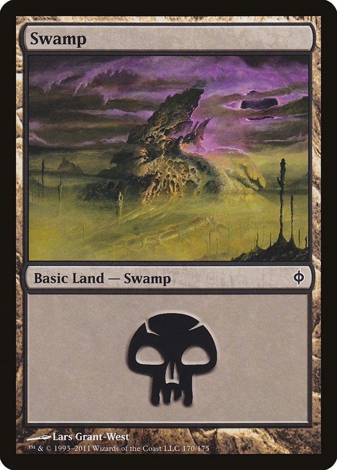 Image for Swamp (170) (New Phyrexia) (170) - Magic: The Gathering