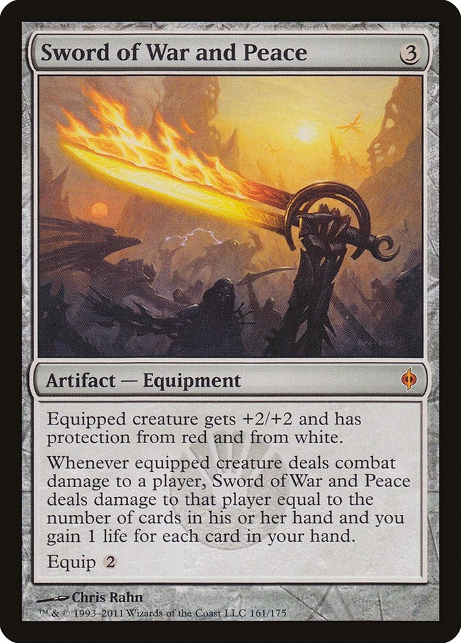 Image for Sword of War and Peace (New Phyrexia) (161) - Magic: The Gathering