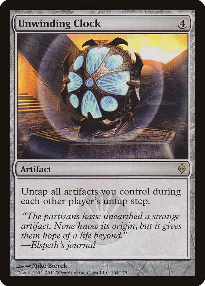 Image for Unwinding Clock (New Phyrexia) (164) - Magic: The Gathering