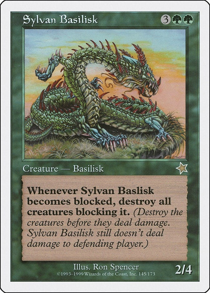 Image for Sylvan Basilisk (Starter 1999) (145) - Magic: The Gathering