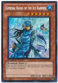 Image for General Raiho of the Ice Barrier (Hidden Arsenal 4) (HA04-EN025) - YuGiOh