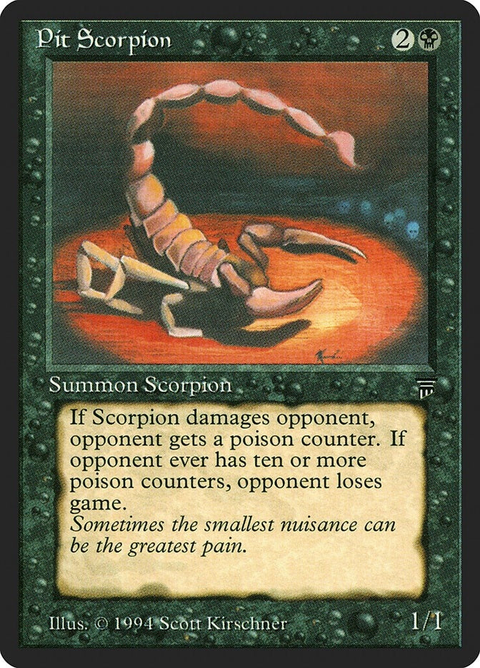 Image for Pit Scorpion (Legends) - Magic: The Gathering