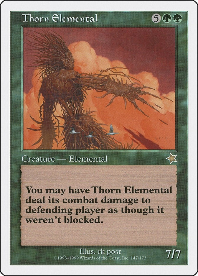 Image for Thorn Elemental (Starter 1999) (147) - Magic: The Gathering