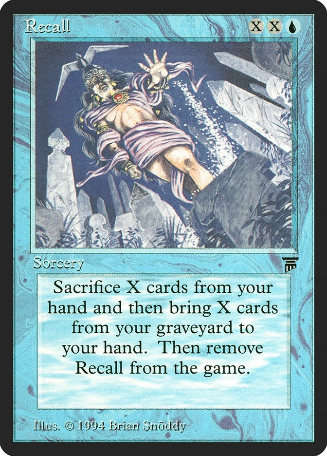 Image for Recall (Legends) - Magic: The Gathering