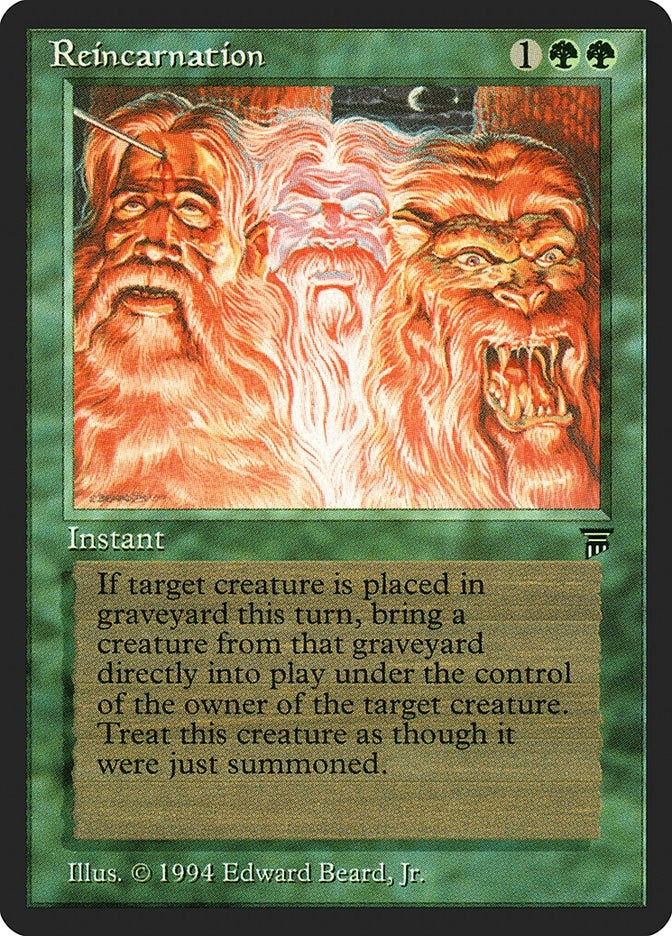Image for Reincarnation (Legends) - Magic: The Gathering