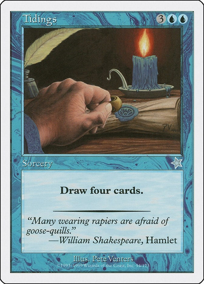 Image for Tidings (Starter 1999) (54) - Magic: The Gathering
