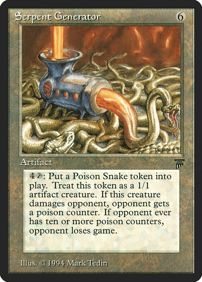Image for Serpent Generator (Legends) - Magic: The Gathering