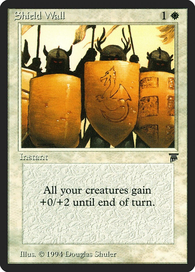 Image for Shield Wall (Legends) - Magic: The Gathering
