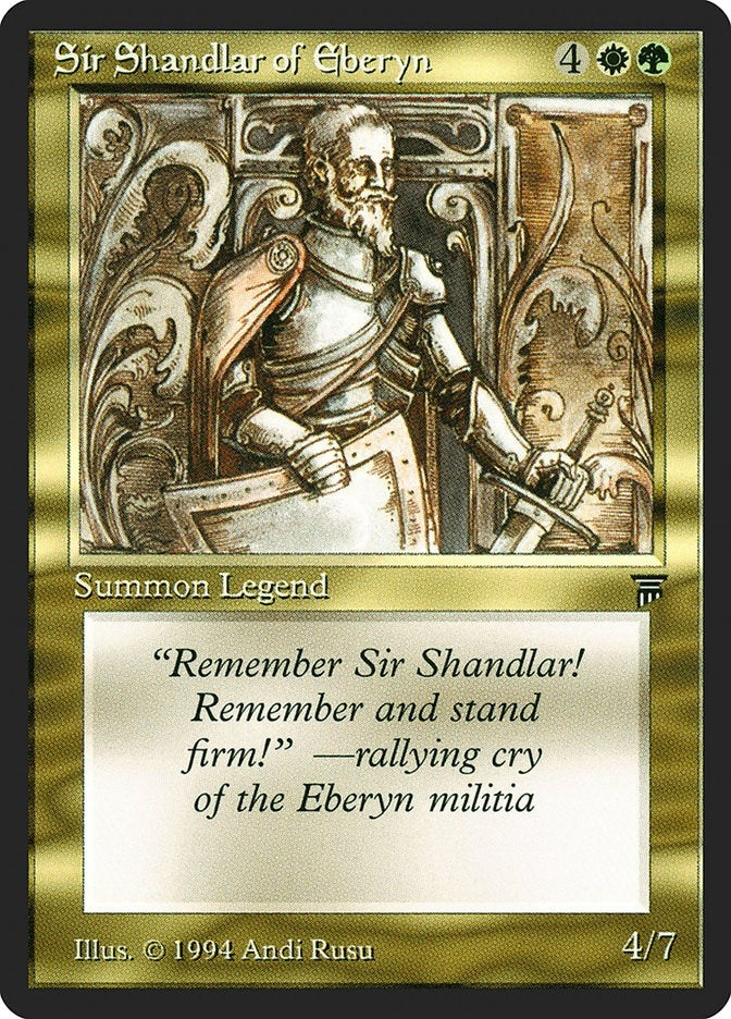 Image for Sir Shandlar of Eberyn (Legends) - Magic: The Gathering