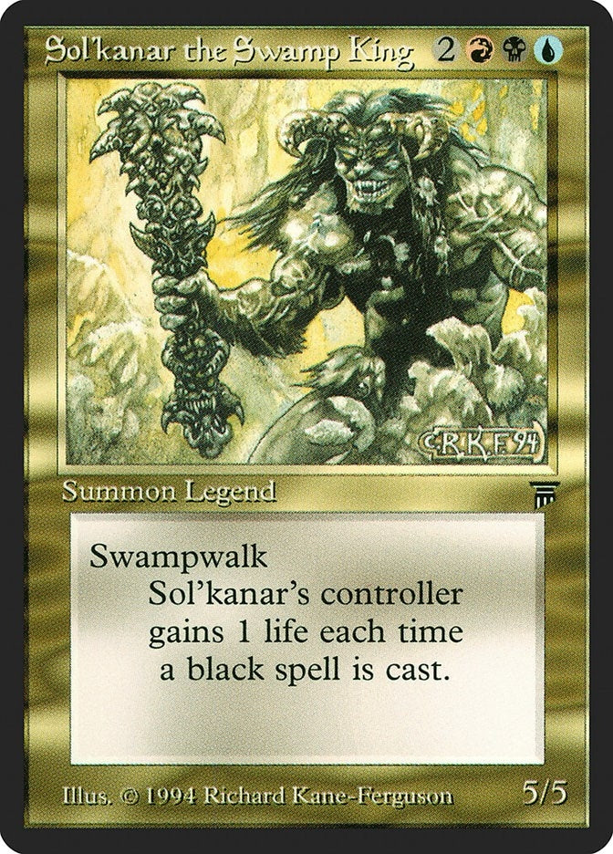 Image for Sol'kanar the Swamp King (Legends) - Magic: The Gathering