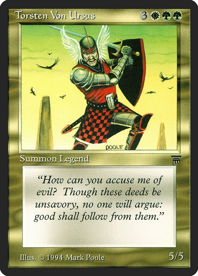 Image for Torsten Von Ursus (Legends) - Magic: The Gathering