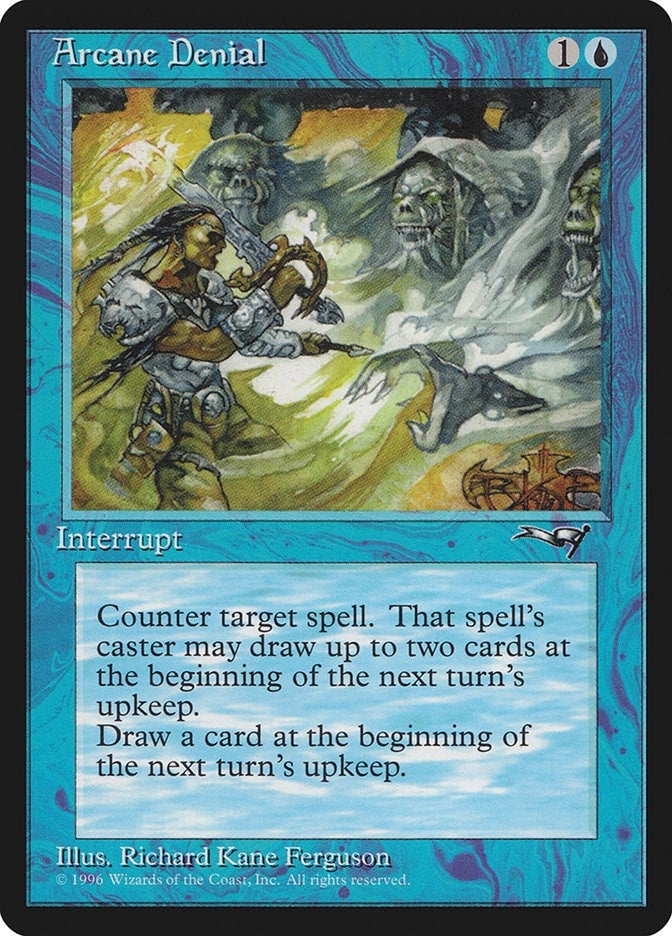 Image for Arcane Denial (Sword) (Alliances) (33) - Magic: The Gathering