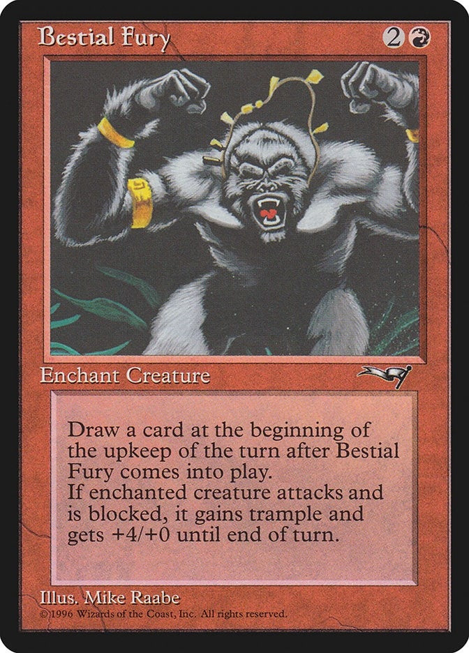 Image for Bestial Fury (Alliances) (100) - Magic: The Gathering