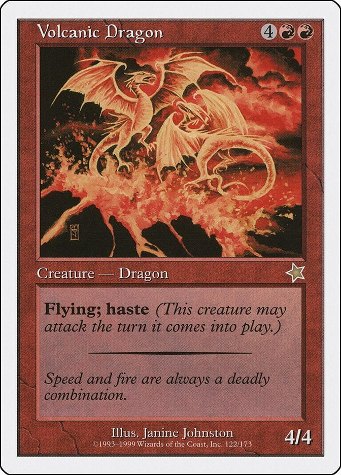 Image for Volcanic Dragon (Starter 1999) (122) - Magic: The Gathering