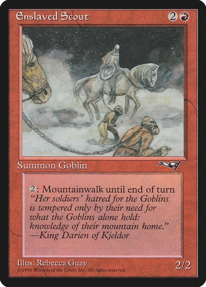 Image for Enslaved Scout (Horses) (Alliances) (105) - Magic: The Gathering