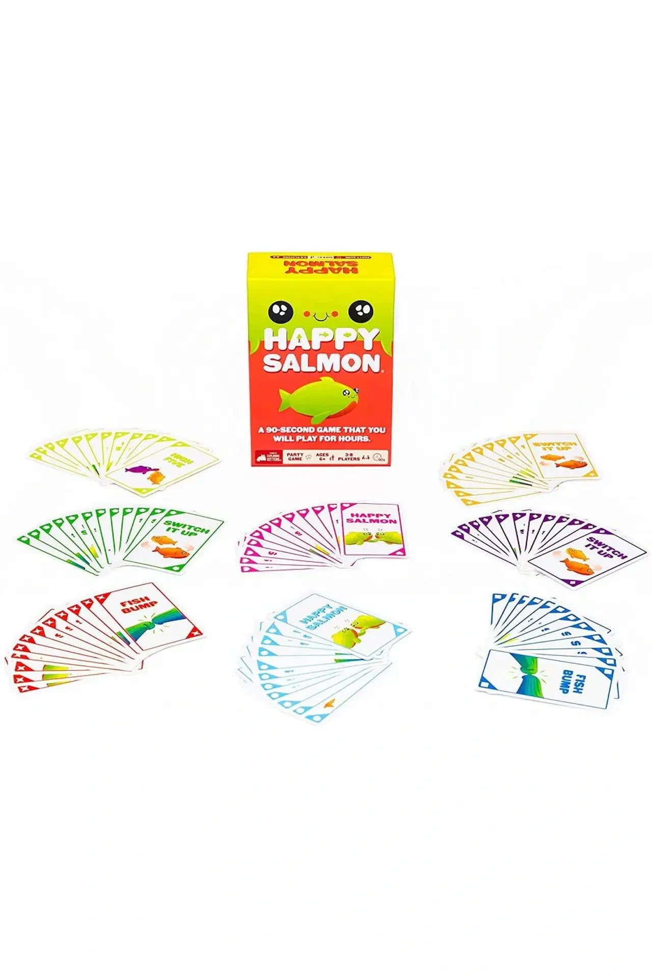 Happy Salmon by Exploding Kittens - Card Game - Board Games