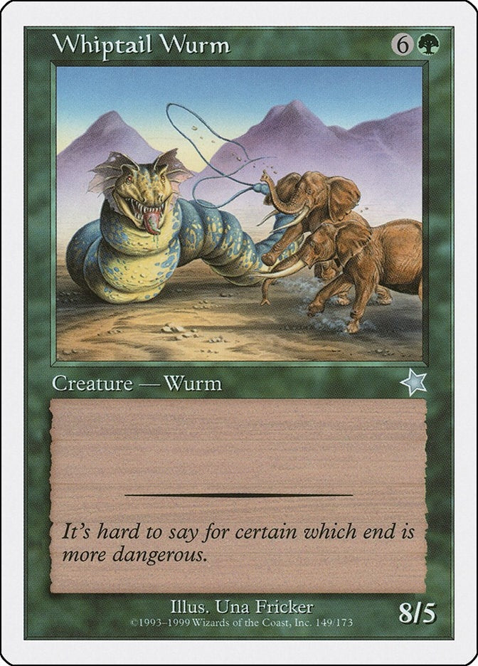 Image for Whiptail Wurm (Starter 1999) (149) - Magic: The Gathering