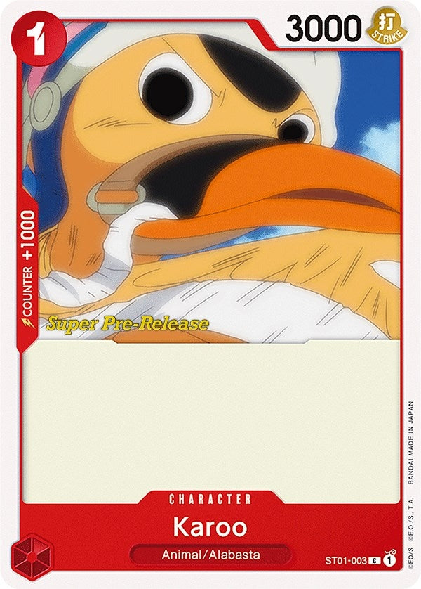 Image for Karoo (Super Pre-Release Starter Deck 1: Straw Hat Crew) (ST01-003) - One Piece Card Game