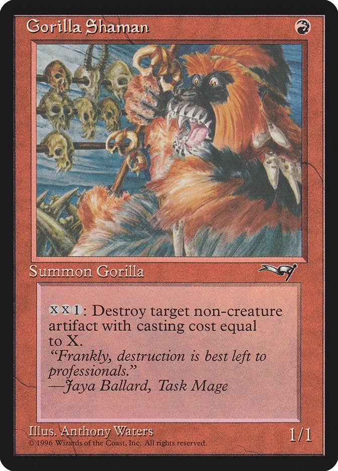 Image for Gorilla Shaman (Alliances) (107) - Magic: The Gathering