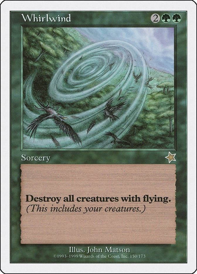 Image for Whirlwind (Starter 1999) (150) - Magic: The Gathering