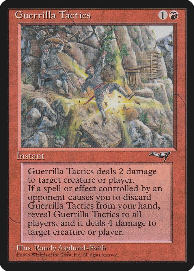 Image for Guerrilla Tactics (Cliff) (Alliances) (111) - Magic: The Gathering