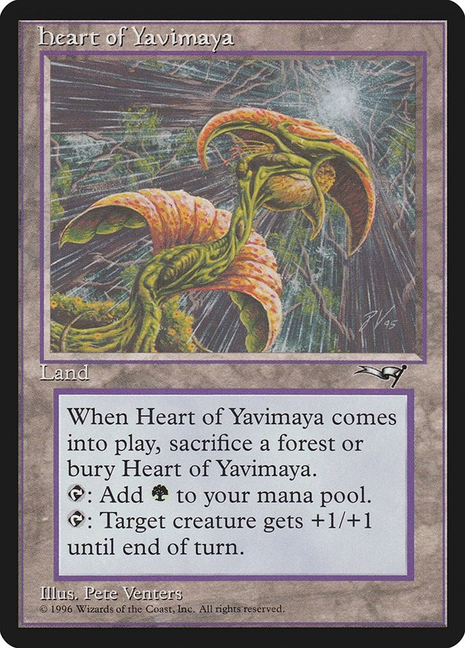Image for Heart of Yavimaya (Alliances) - Magic: The Gathering