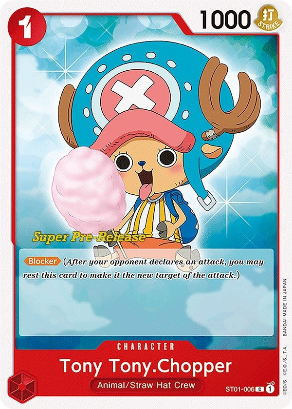 Image for Tony Tony.Chopper (Super Pre-Release Starter Deck 1: Straw Hat Crew) (ST01-006) - One Piece Card Game