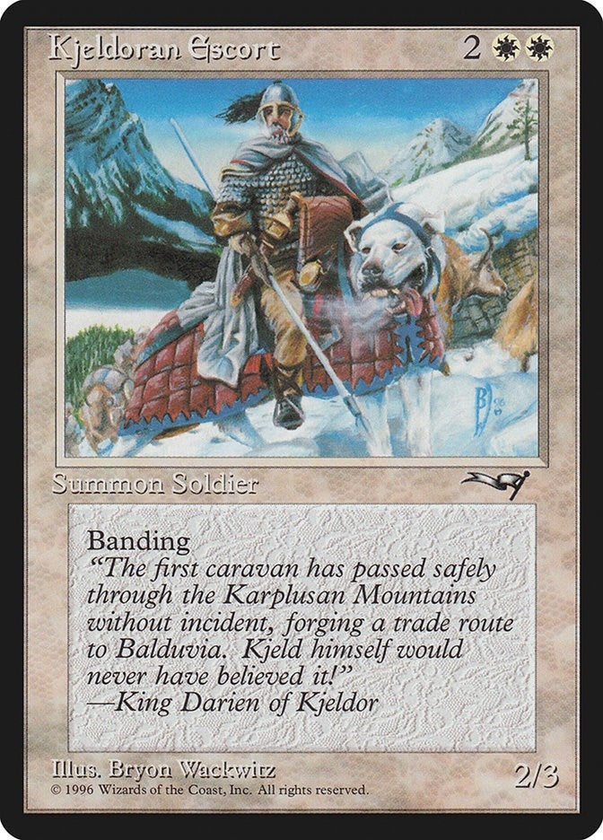 Image for Kjeldoran Escort (Alliances) (134) - Magic: The Gathering