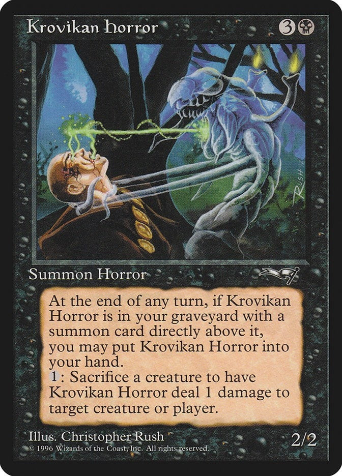 Image for Krovikan Horror (Alliances) (15) - Magic: The Gathering