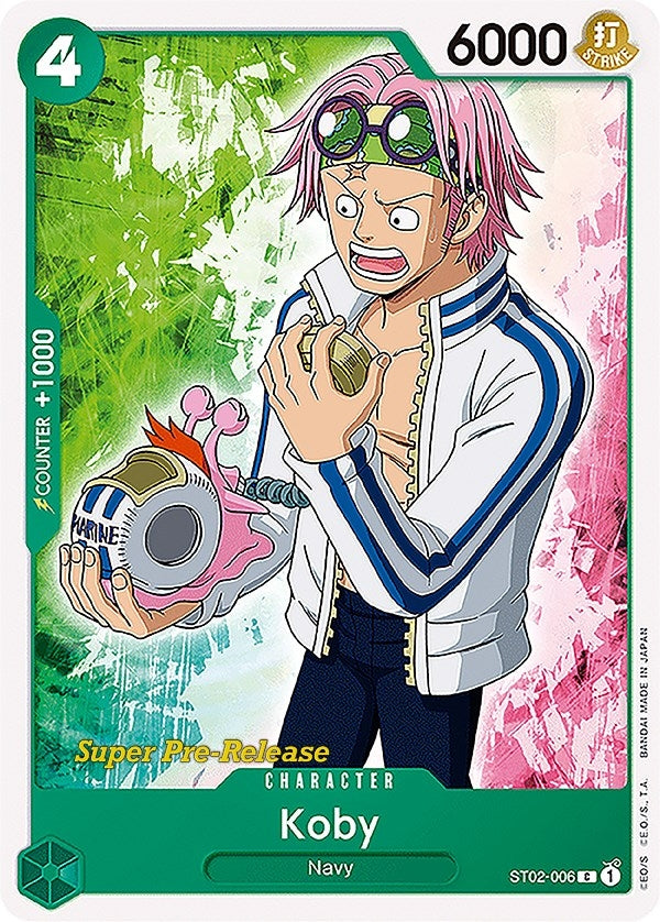 Image for Koby (Super Pre-Release Starter Deck 2: Worst Generation) (ST02-006) - One Piece Card Game