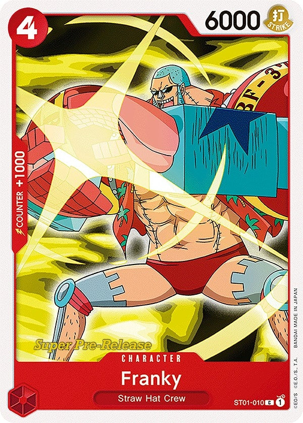 Image for Franky (Super Pre-Release Starter Deck 1: Straw Hat Crew) (ST01-010) - One Piece Card Game