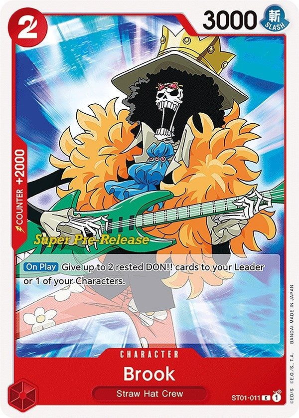 Image for Brook (Super Pre-Release Starter Deck 1: Straw Hat Crew) (ST01-011) - One Piece Card Game