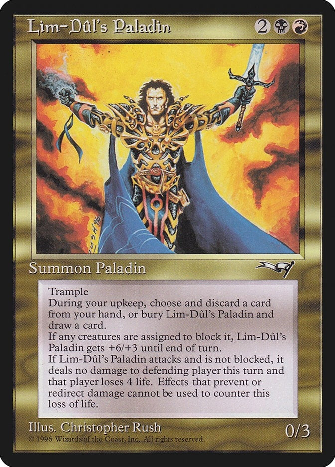 Image for Lim-Dul's Paladin (Alliances) - Magic: The Gathering