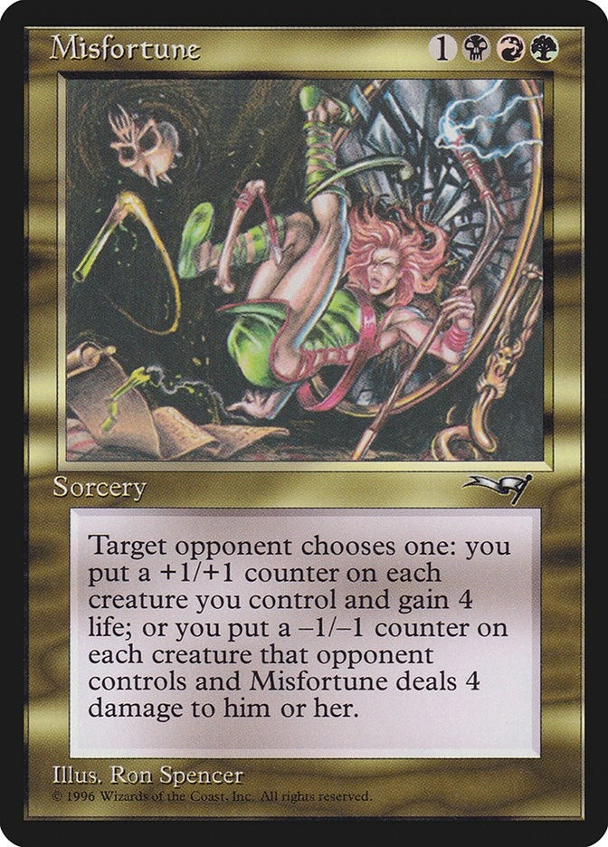Image for Misfortune (Alliances) - Magic: The Gathering