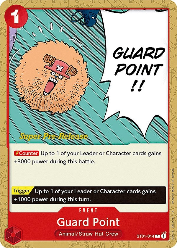 Image for Guard Point (Super Pre-Release Starter Deck 1: Straw Hat Crew) (ST01-014) - One Piece Card Game