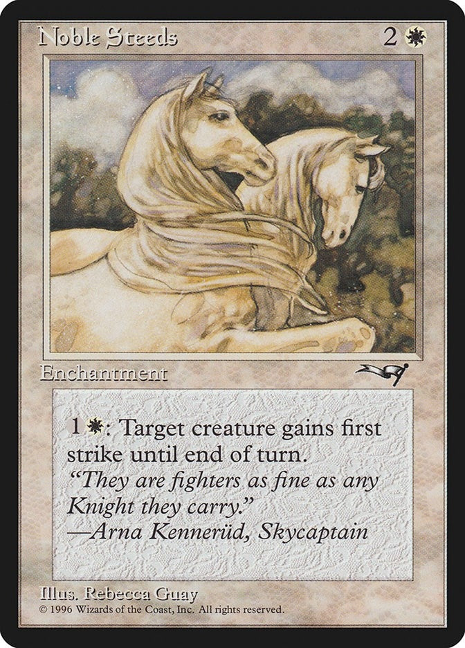 Image for Noble Steeds (Alliances) (141) - Magic: The Gathering